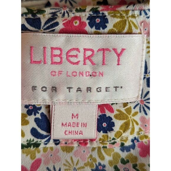 Liberty X Target Women Multicolor Floral Print Sleeveless Blouse Size Medium - Picture 12 of 14